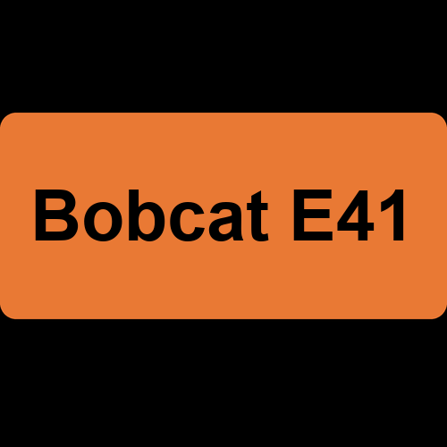 Bobcat E41